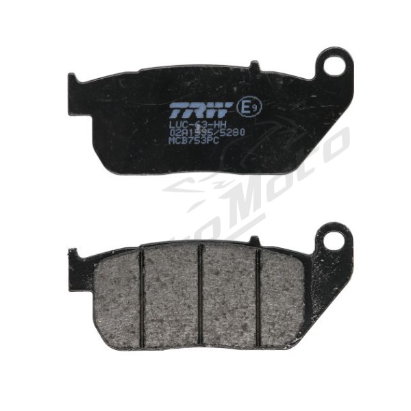 TRW Route Organic front brake pads MCB753PC Harley Davidson XL 883-1200 04-13