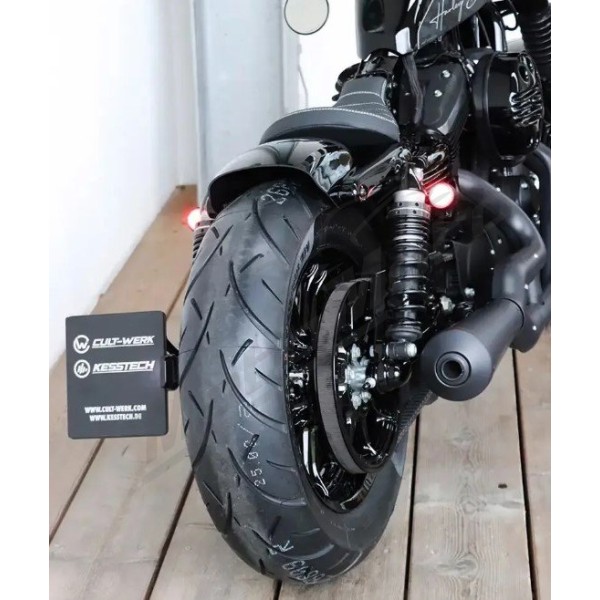 CULT WERK Rear Fender Low Harley Davidson XL / XR 883-1200cc 2004-2014