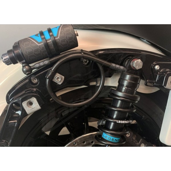 LEGEND SUSPENSION REVO ARC Remote Reservoir External Mount Harley Davidson FLHR / FLHT / FLHX / FLHXSE / FLTRX / FLTRXST 1584/1977 09-25