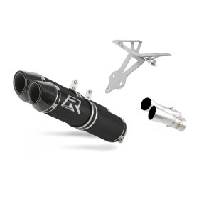 Ducati 999 2001-2006 Dominator Exhaust Silencer Muffler HP2 BLACK + dB killer