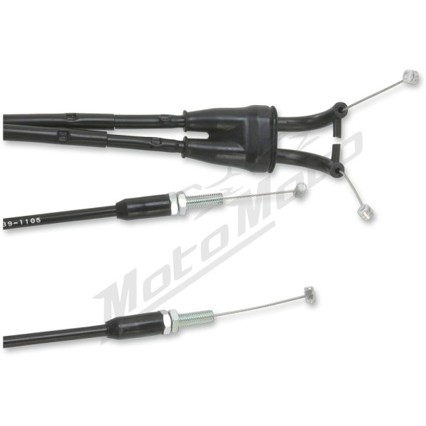 MOOSE OFFROAD Black Vinyl Throttle Cable Husaberg / Husqvarna / KTM 250-530cc 06-16