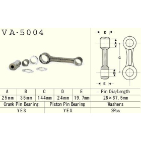 VESRAH Connecting rod Honda CR 500 87-01