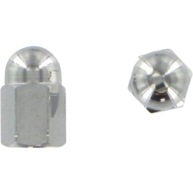 BARNETT Custom Valve Stem Cap Silver 2pcs