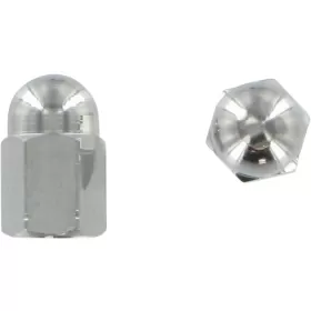 BARNETT Custom Valve Stem Cap Silver 2pcs