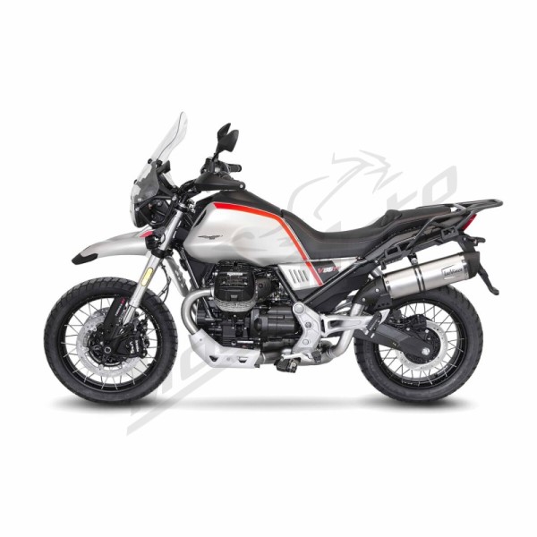 LEOVINCE LV One Evo Stainless Steel Slip-On Muffler MOTO GUZZI V85 850 18-25