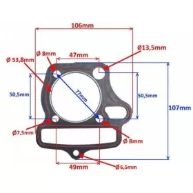 Cylinder gasket set chinese models