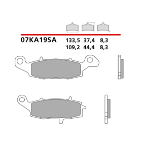 Brembo KH229 Brake Pads CFMoto / Kawasaki / Suzuki 600-1700cc 95-16