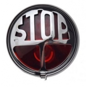 UNIVERSAL TAIL LIGHT WITH SIGN "STOP"