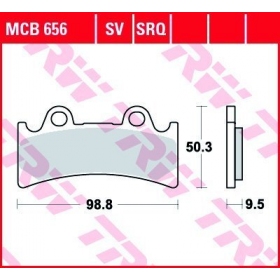 BRAKE PADS TRW MCB656SV ROUTE