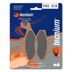 TECNIUM Maxi Scooter stabdžių trinkelės MSS318 Aprilia / Honda / Piaggio 125-530cc 04-25