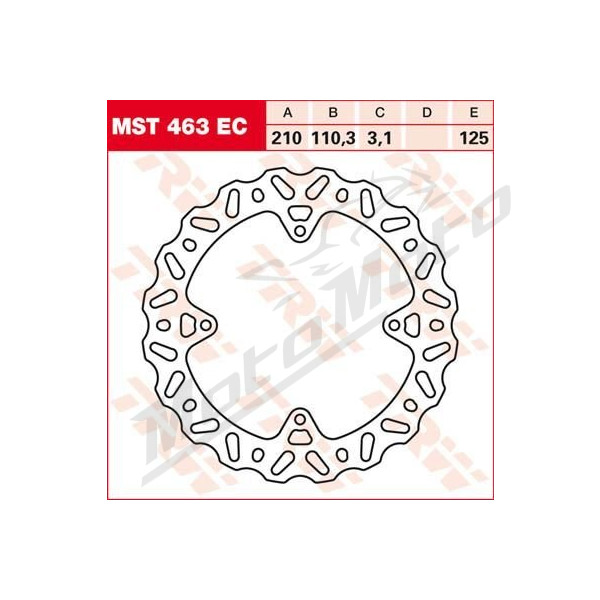 TRW EC Cross Design Brake Rotor KTM Freeride / SX 85-350cc 11-23