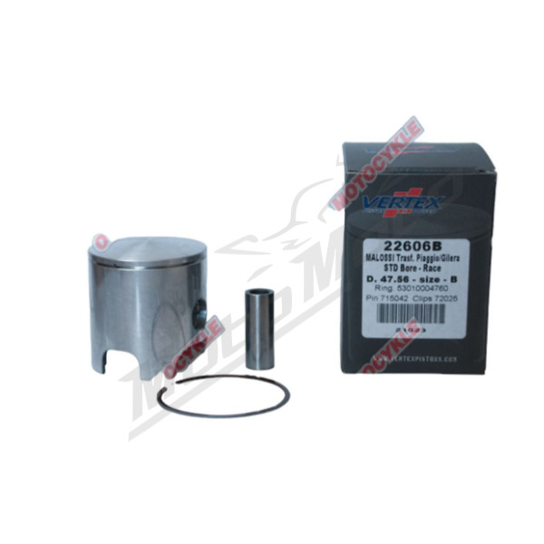 VERTEX Piston Kit Ø47.57-47.58mm Malossi Piaggio / Gilera