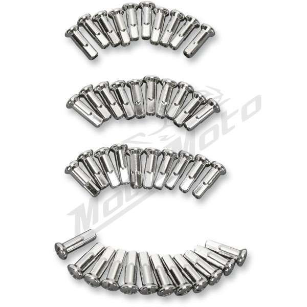 DRAG SPECIALTIES Replacement Nipples for Spoke Set 40pcs. 24.51 mm