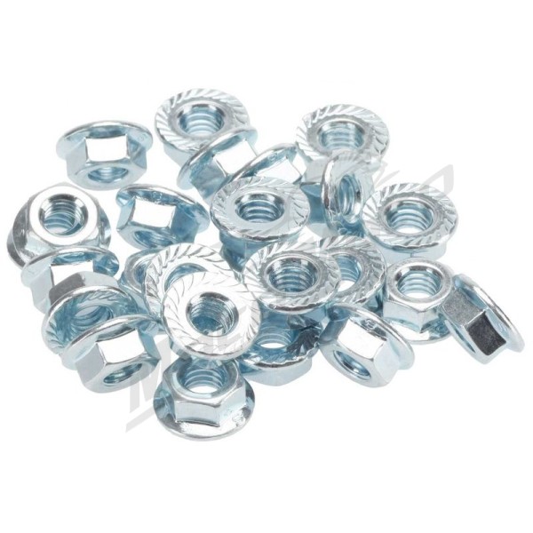 RFX M8 Flange Nuts - pack of 25