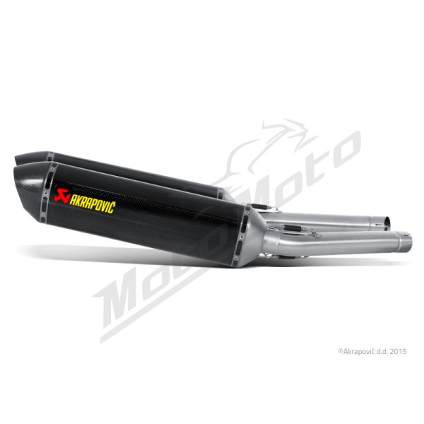 AKRAPOVIC Slip-On Line Muffler Stainless Steel / Carbon Fiber Suzuki GSX 1300R 08-17 