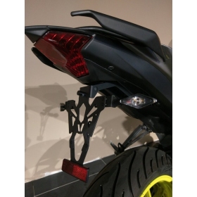 V PARTS valstybinio numerio laikiklis juodas Yamaha MT-03 / MT 125 / YZF R125 / YZF R3 15-24