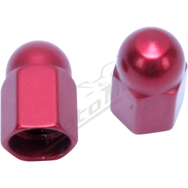 BARNETT Custom Valve Stem Cap Red 2pcs