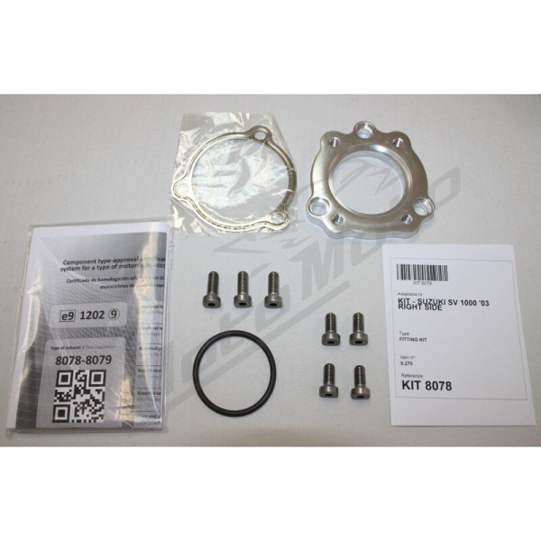 IXIL Hexoval Xtrem duslintuvas - dešinė pusė Suzuki SV 1000 03-05