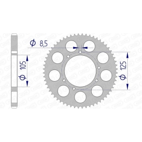 AFAM Aluminium Rear Sprocket 428 58-62 teeth