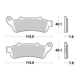 Sbs Brakepads Sintered Honda ST 1100 Pan European 96-02