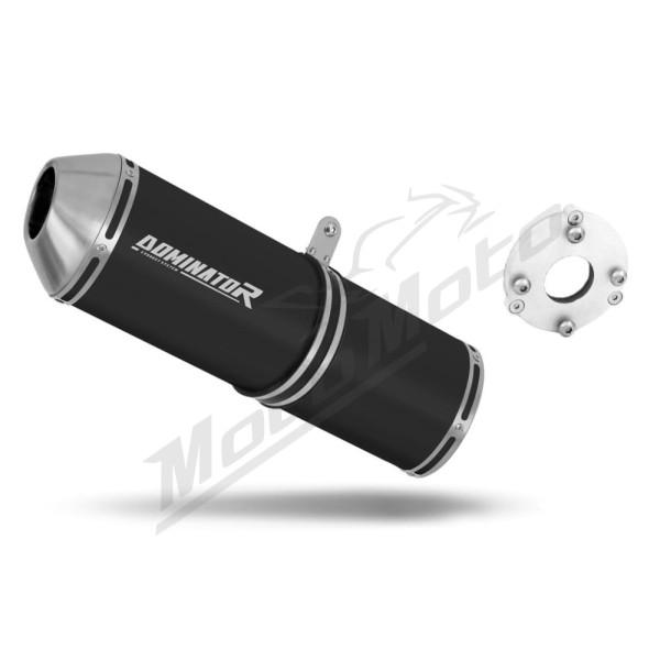 Daelim VJF Roadsport 125 2007-2017 Dominator Exhaust Silencer Muffler OVR BLACK + dB killer