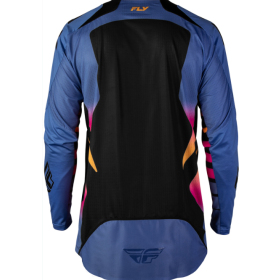 FLY RACING Evolution DST Limited Edition marškinėliai Juoda / Mėlyna