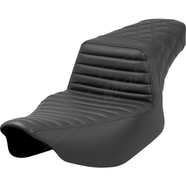 SADDLEMEN Step-Up Seat Extended Harley Davidson FLHX / FLHXSE / FLTRX / FLTRXSE 1923-1977 23-25 