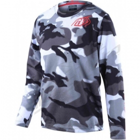 Mtb Paauglių Marškinėliai Troy Lee Designs Flowline Spray Camo