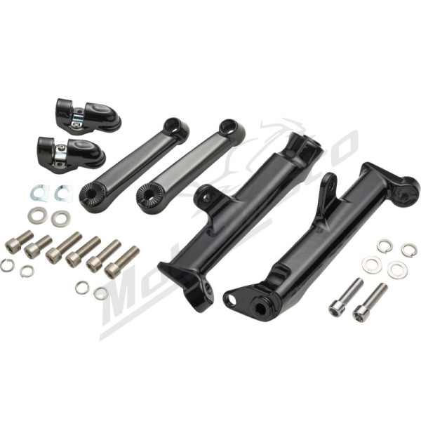 CIRO Frame Mounted Adjustable Highway Peg Mount Harley Davidson FLH / FLHFB / FLHR / FLHRC 1584-1977cc 09-26
