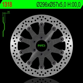 NG BRAKES 1318 plaukiojantis stabdžių diskas SUZUKI VS 600-800 85-03