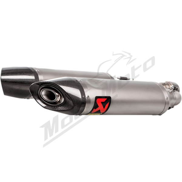 AKRAPOVIC Slip-On Line Muffler Titanium / Carbon Fiber Aprilia SL 900 17-20