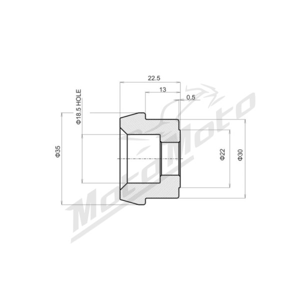 DAYTONA Bar End Veidrodėlio adapteris BMW R / Suzuki GSX-8R 15-24