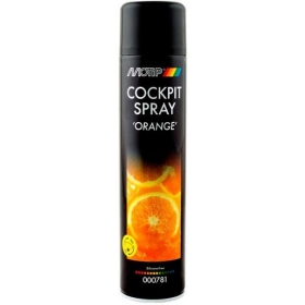 Salono Valiklis Pusiau Blizgus Apelsinų Kvapo MOTIP Cockpitspray Semi Gloss Orange - 600ml