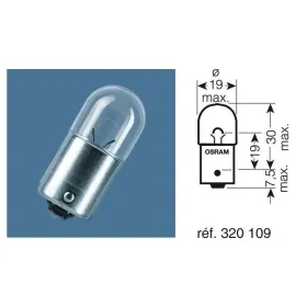 "OSRAM Original Line R5W" lemputės 12V 5W - 10vnt
