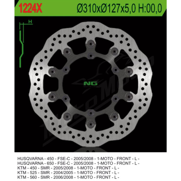 NG BRAKES Front Floating Brake Disc 310mm Husaberg / Husqvarna / KTM 450-560cc 04-14