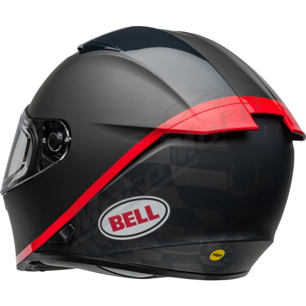 BELL Lithium Mips Helmet - Hartluck Matte/Gloss Black/Red