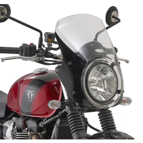 GIVI Priekinis stiklas skaidrus 26x37cm Triumph Speed Twin 900 23-24
