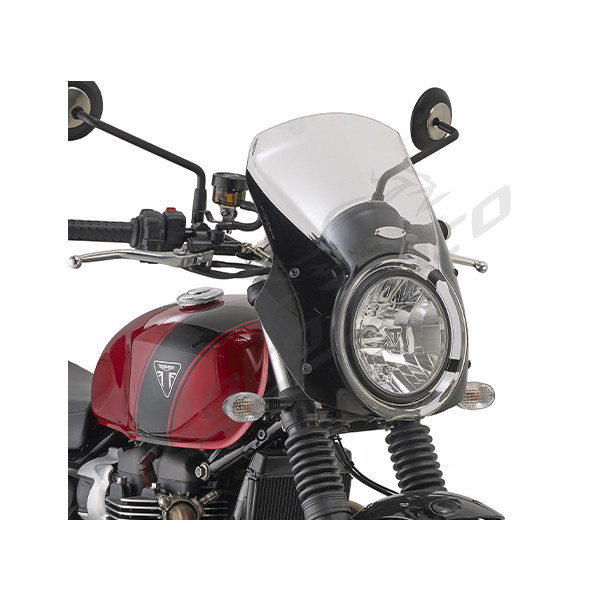 GIVI Priekinis stiklas skaidrus 26x37cm Triumph Speed Twin 900 23-24