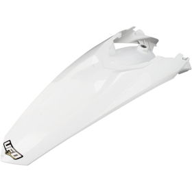 UFO MX White Rear Fender KTM SX / SX-F 125-450cc 11-16