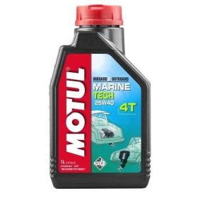 Alyva MOTUL MARINE TECH 25W40 Pusiau sintetinė - 4T - 1L