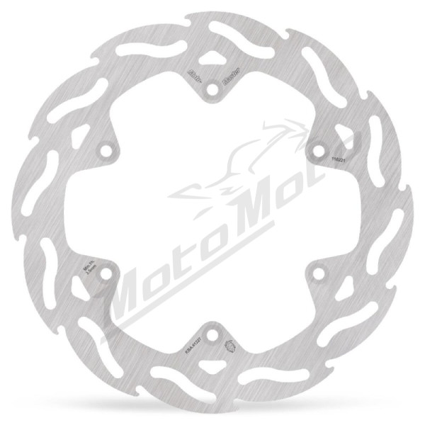 MOTO-MASTER Flame Rear Fixed Brake Disc Kawasaki / Suzuki 125/400 88-24