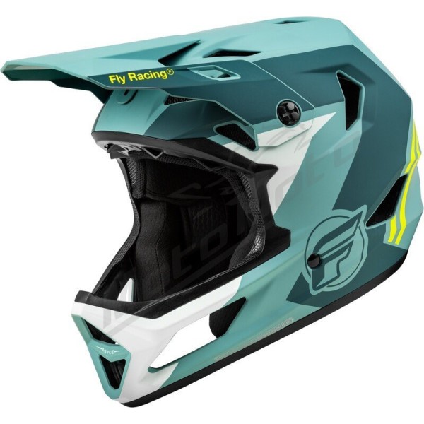 FLY RACING Rayce Bicycle Helmet - Black/White/Grey