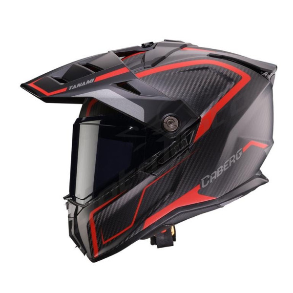 Offroad Helmet Caberg Duosport Dual Tanami Carbon/Red