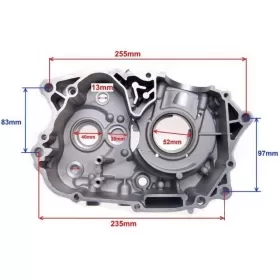Left side engine crankcase BARTON TZR/ BENZER ASTON/ GSR/ XCROSS/ ROMET ARKUS CRS/ ZETKA 50cc