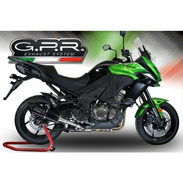 GPR Furore Nero Slip-On Exhaust Kawasaki KLZ 1000 Versys 11-13