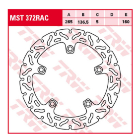 TRW Rear Brake Disc Wave BMW F / S / K / R 650-1300cc 04->