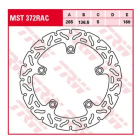 TRW Rear Brake Disc Wave BMW F / S / K / R 650-1300cc 04->
