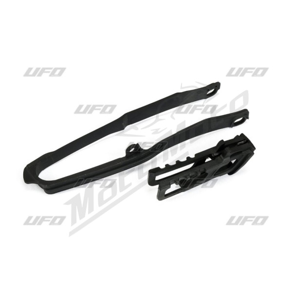 UFO Juodas grandinės šliaužiklio kompl. Honda CRF 250-450cc 17-21