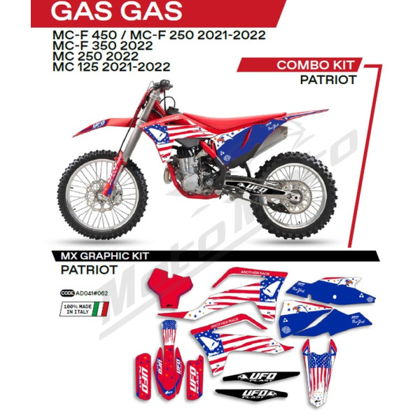 UFO Stickers set Gas Gas MC / MCF 125-450 21-22