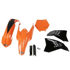 UFO Orange/black Replacement Full Body Plastic Kit For KTM SX / SX-F 125-505cc 07-10